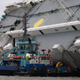 Illustration for article titled These Photos Of That Grounded Car Carrier Ship Are Beautifully Surreal
